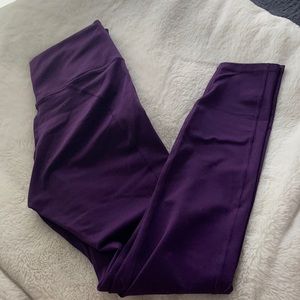 Purple Fabletics Leggings Size S High Rise